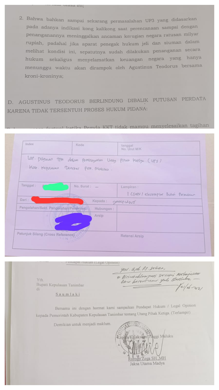 KOLOSE FOTO LAPORAN UP3