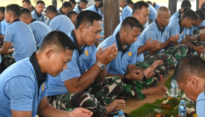 Lanud Pattimura Gelar Tradisi Munggahan dan Padusan; Jaga Kebersamaan Sambut Ramadhan 1447 H