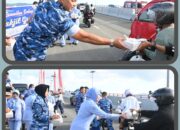 Berkah Ramadhan, Lanud Pattimura Bagi 200 Takjil Gratis di JMP Ambon