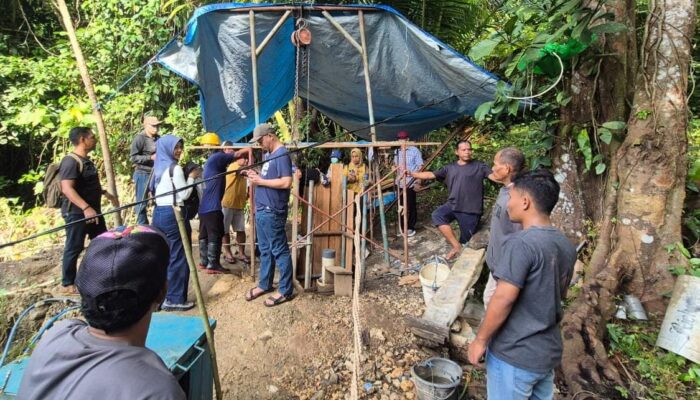 Tim BPK dan Polda Maluku On the Spot ke Proyek Air Bersih Siwang