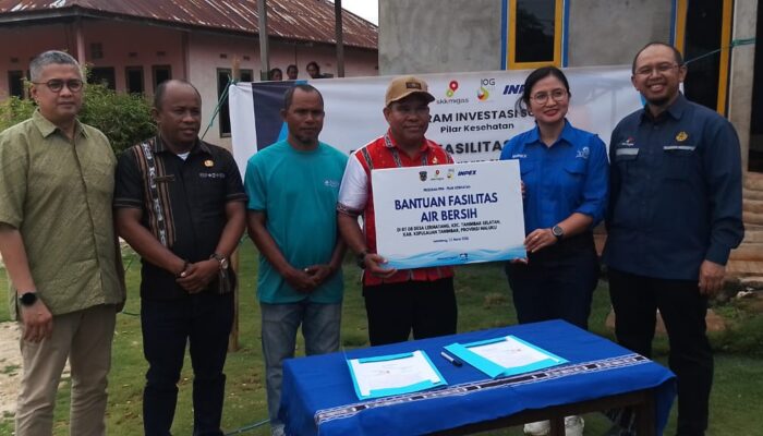 Air Bersih Mengalir di Lermatang, SKK Migas–INPEX Resmikan Sumur Bor Program Investasi Sosial