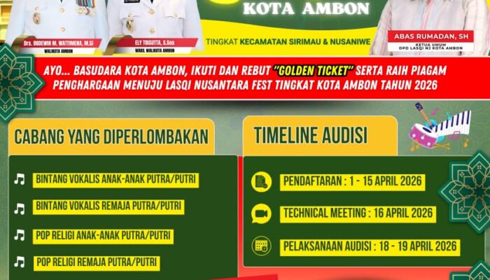 Cari Bintang Religi Muda, LASQI Kota Ambon Gelar Audisi