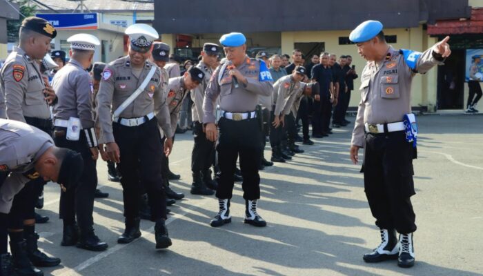Bidpropam Polda Gelar Gaktiblin di Polresta Ambon