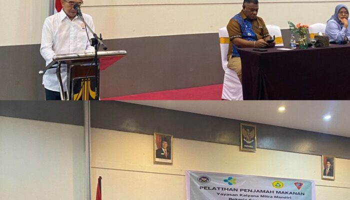 Kejar Standar Sanitasi MBG, Yayasan Kalyana Mandiri Latih Penjamah Makanan di Ambon