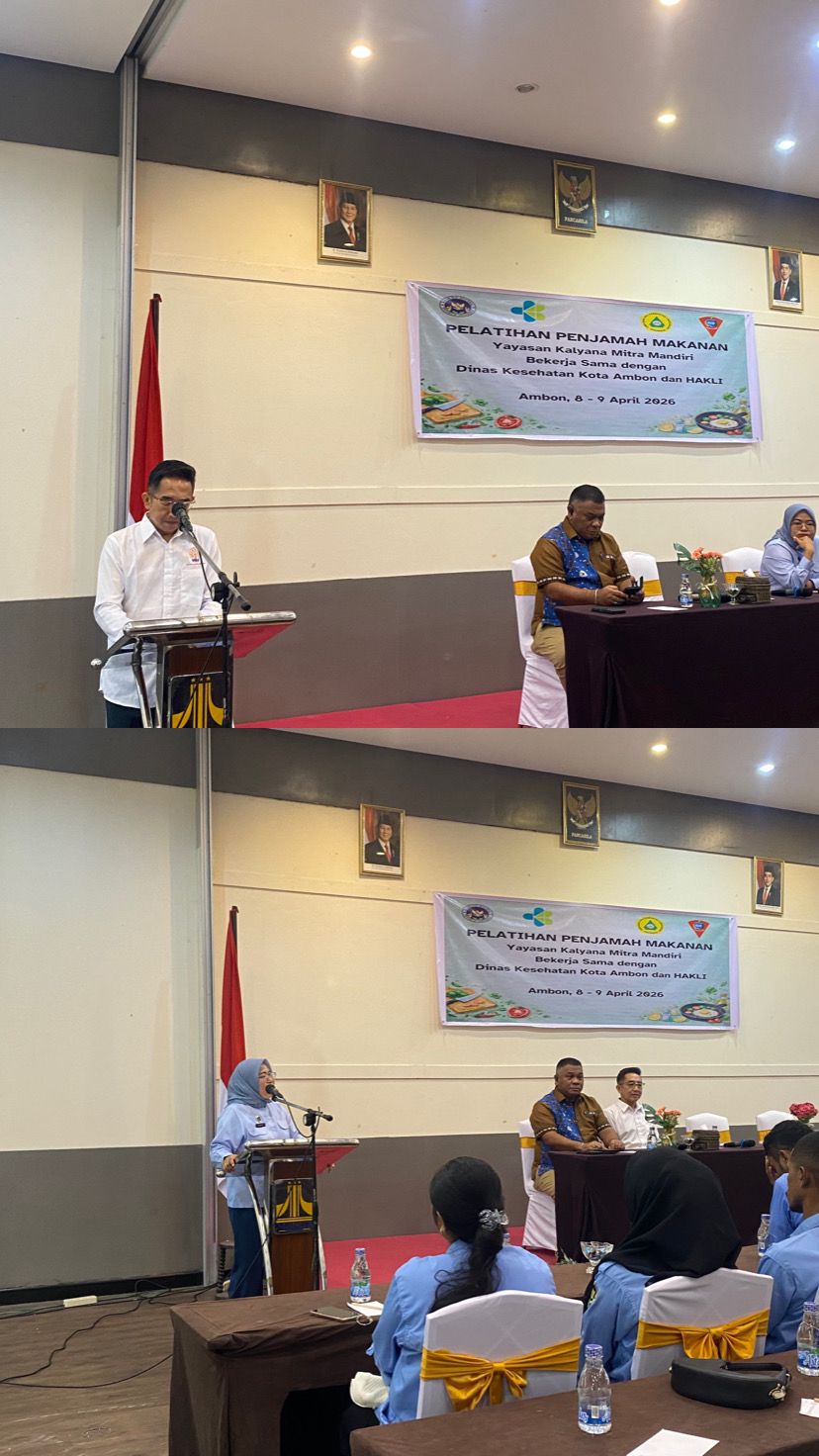 Pembukaan Pelatihan Penjamah Makanan