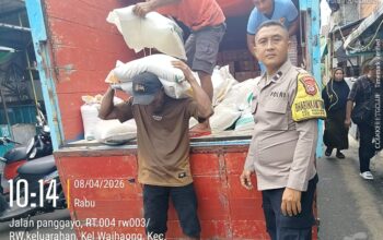 Pengamanan Penyaluran Bantuan Pangan di Waihaong Berjalan Lancar