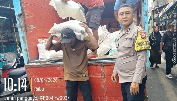 Pengamanan Penyaluran Bantuan Pangan di Waihaong Berjalan Lancar