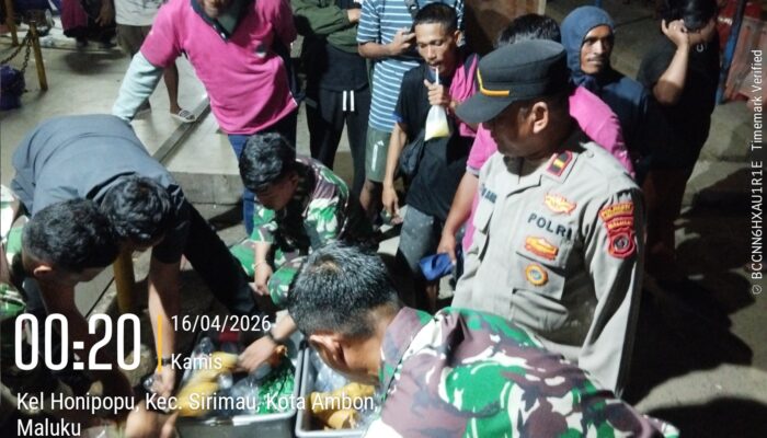 Polsek Pelabuhan Ambon Amankan 32 Liter Sopi di Pelabuhan Yos Sudarso