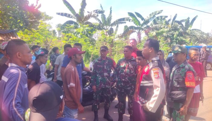 Sopir Angkot Liang Palang Jalan, TNI Polri Bersinergi; Situasi Kembali Kondusif