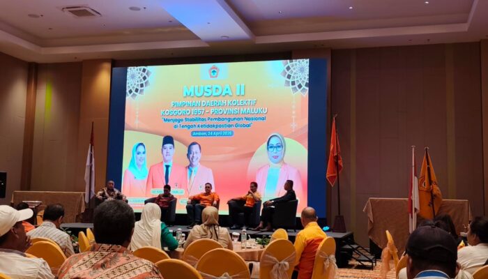 Kosgoro 1957 Maluku Tegaskan Komitmen Jaga Stabilitas Pembangunan di Tengah Ketidakpastian Global