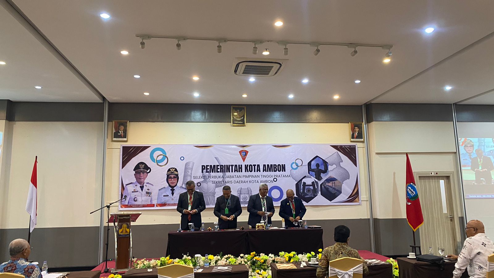 Empat Calon Sekkot Ambon