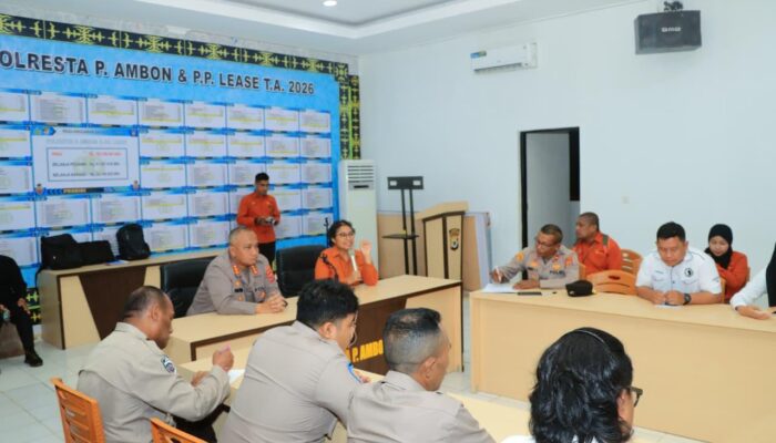 Polresta Ambon Dukung Sensus Ekonomi 2026; Siap Sukseskan Pendataan