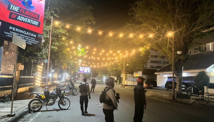 Satuan Samapta Polresta Ambon Gelar Patroli Malam, Jaga Kamtibmas Tetap Kondusif