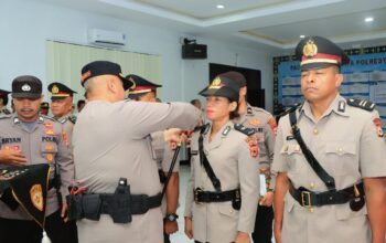 Polresta Ambon Gelar Sertijab dan Pelantikan Sejumlah Kapolsek, Perkuat Kinerja di Wilayah Hukum