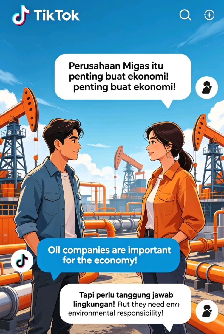 Animasi Percakapan di TikTok