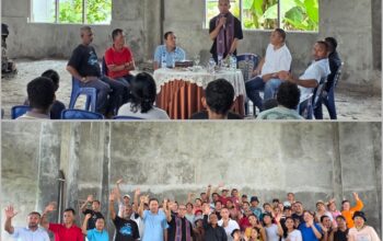 Fransiskus Alimuddin Sambangi Gereja Paroki Laha