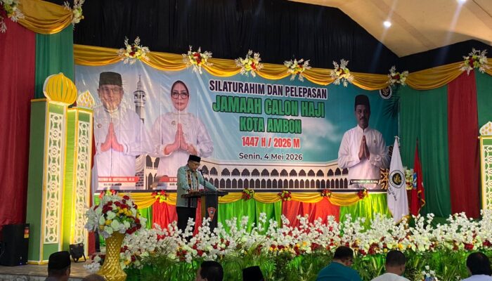 Walikota Lepas 461 Calon Jemaah Haji Ambon, Ingatkan Kelancaran Ibadah