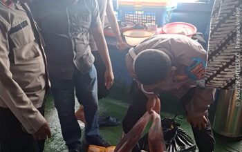 Polsek Pelabuhan Amankan 210 Liter Sopi di Pelabuhan Slamet Riyadi Ambon, Hendak Dibawa ke Weda