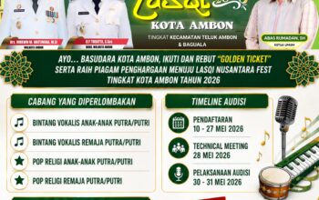 Audisi LASQI 2026 Kota Ambon Dibuka, Rebut “Golden Ticket” Menuju Nusantara Fest