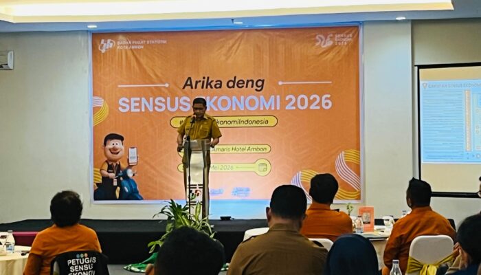 Sensus Ekonomi 2026; Pemkot Ambon Minta Data Akurat, Sektor Digital hingga Konten Kreator Diakomodir