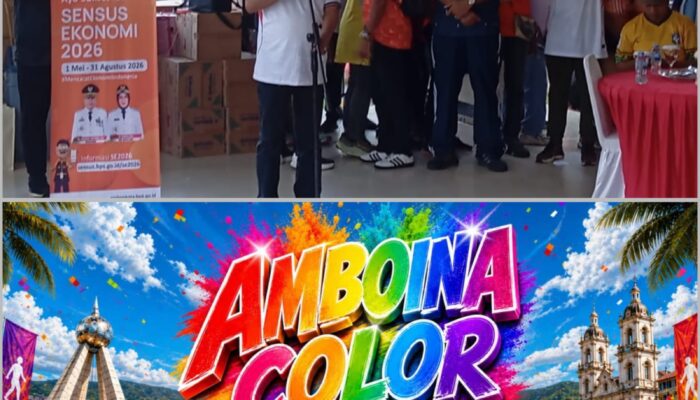 Ribuan Warga Padati Amboina Colour Fun Walk 2026