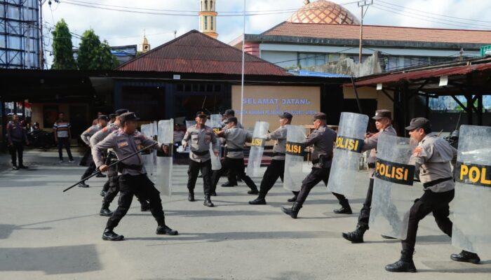 Polresta Ambon Gelar Lomba Dalmas Sambut Hari Bhayangkara ke-80