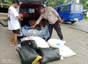 Polsek Salahutu Gagalkan Peredaran 400 Liter Miras Jenis Sopi di Pelabuhan Hunimua