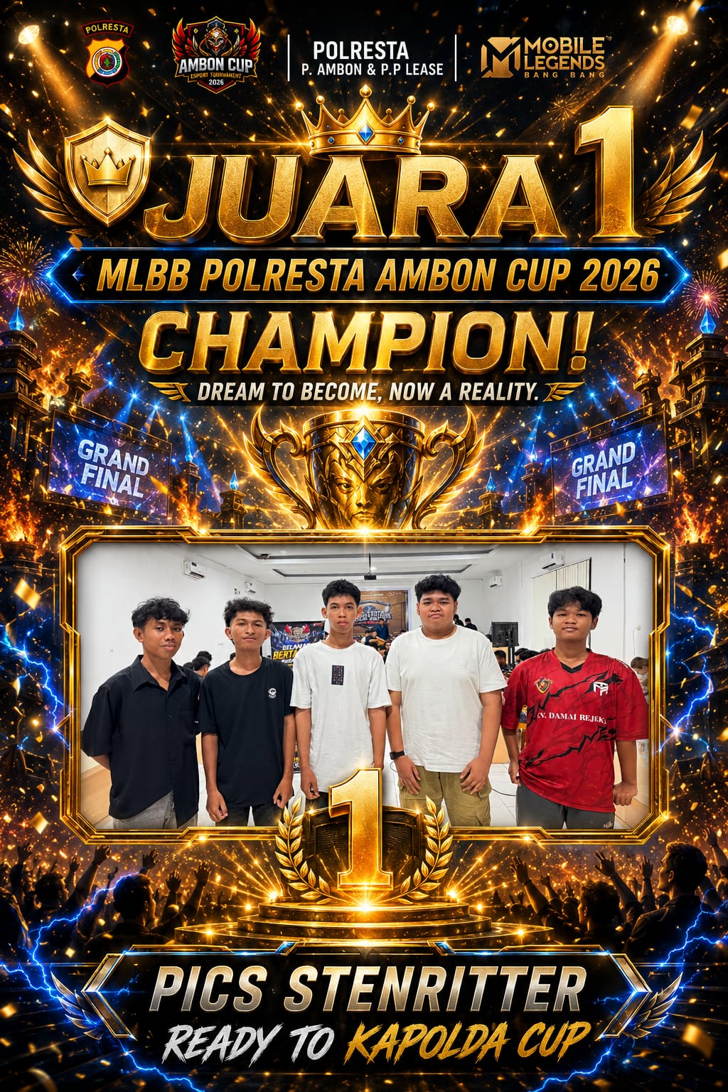 Juara 1 Mobil Legends