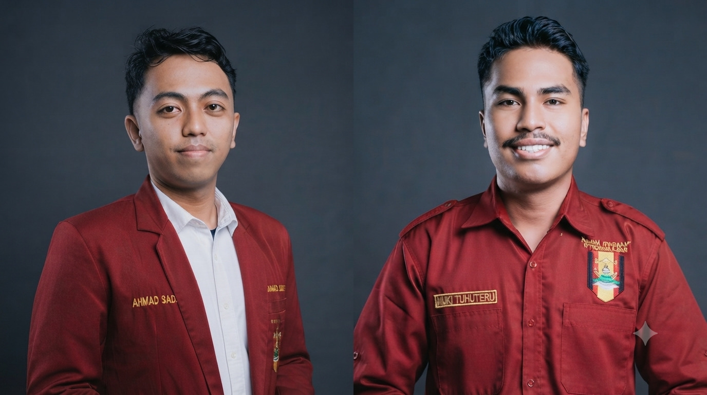Ketua dan Sekretaris IMM Kota Ambon