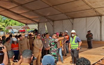 Pangdam XV Pattimura Cek Langsung Kesiapan Groundbreaking Blok Masela