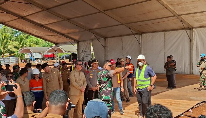 Pangdam XV Pattimura Cek Langsung Kesiapan Groundbreaking Blok Masela