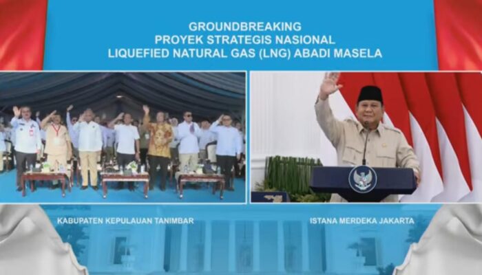 Presiden Prabowo Resmikan Groundbreaking Blok Masela, Proyek Energi Rp390 Triliun Dimulai
