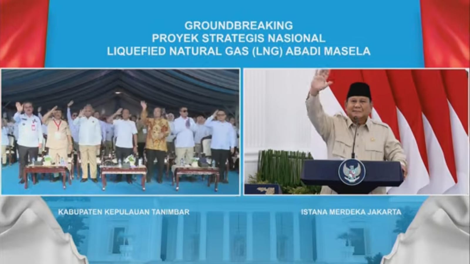 Peresmian Groundbreaking Blok Masela