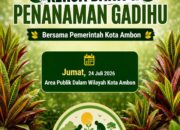 Semarak HUT Kota Ambon Ke-451 Pemkot Ambon Gelar Penanaman Gadihu