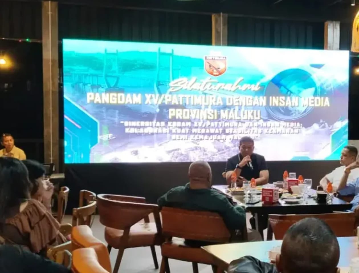 Silaturahmi Pangdam XV Pattimura dengan Insan Pers