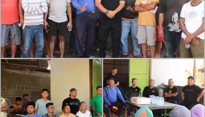 Safari Kamtibmas, Kapolresta Ambon Sambangi Pangkalan Ojek Jembatan jodoh dan Pertigaan Alfamidi Stain