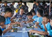Komandan Kodaeral IX Ambon Santap MBG Bersama Murid Yayasan Hang Tuah