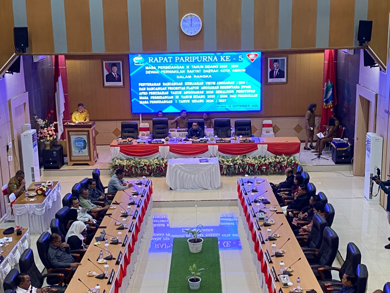 PARIPURNA DPRD KOTA AMBON