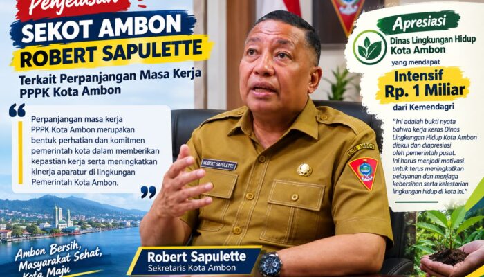 Perpanjangan Masa Kerja PPPK Kota Ambon di Meja Walikota, DLH Dapat Apresiasi 