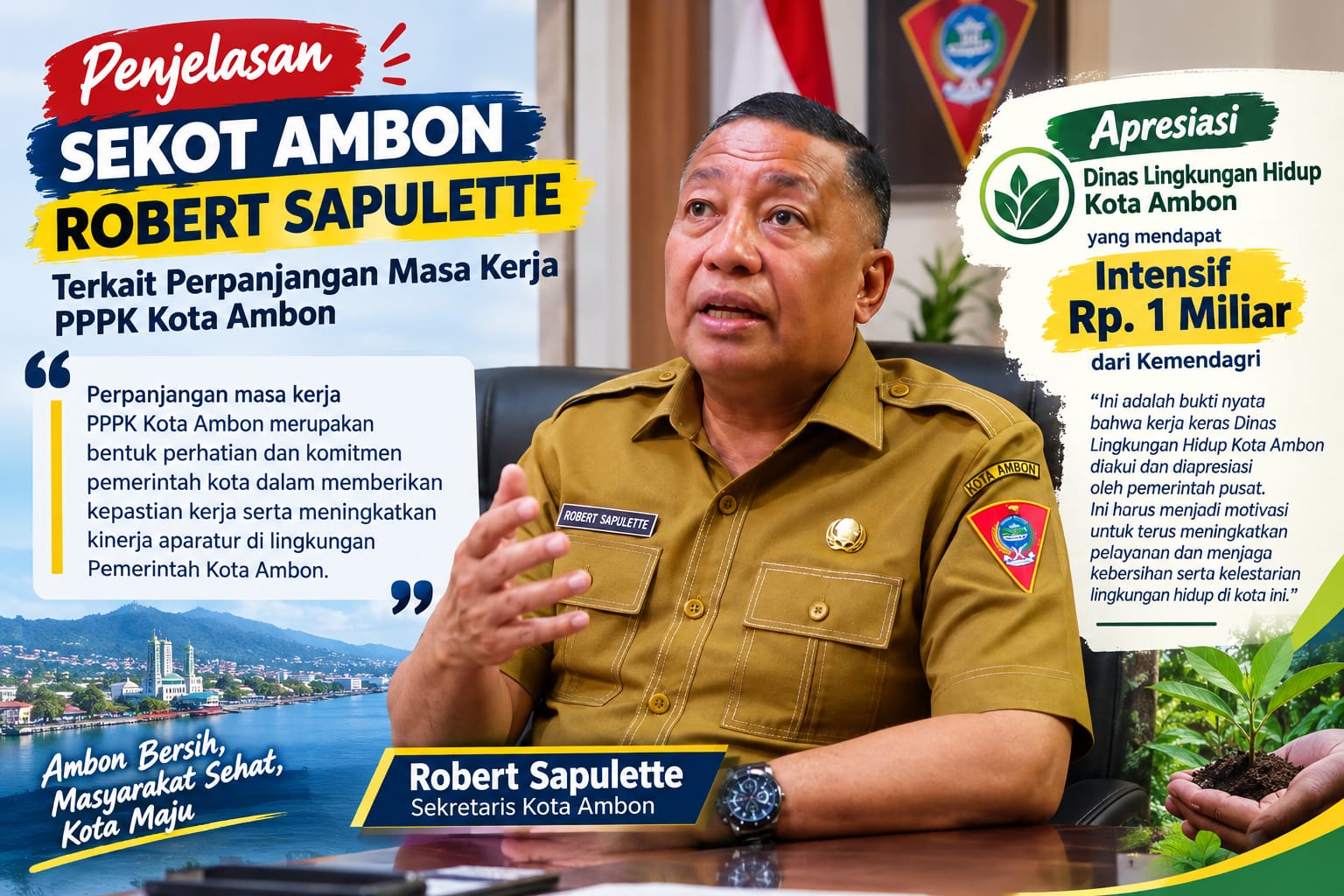Perpanjangan Masa Kerja PPPK Kota Ambon