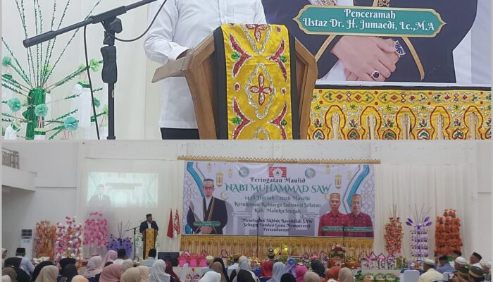 Maluku Tengah Perlu Didoakan, Wakil Bupati Serukan Persaudaraan di Maulid Nabi