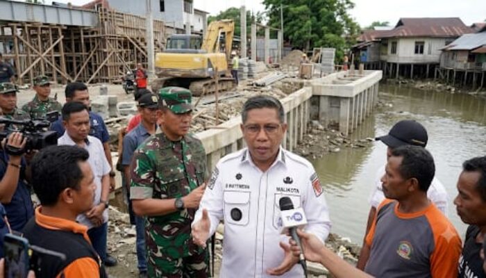 Soal Pekerjaan di Sungai Waitomu Mardika; Ini Arahan Pangdam XV Pattimura, Begini Kata Walikota