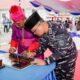 Komandan Kodaeral IX dan Uskup Seno Resmi dan Berkati Gereja Katolik Santo Aloysius Gonzaga di Kesatrian TNl AL Tawiri