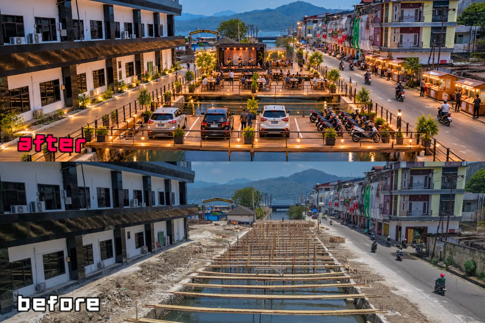 Animasi Pekerjaan di Sungai Waitomu