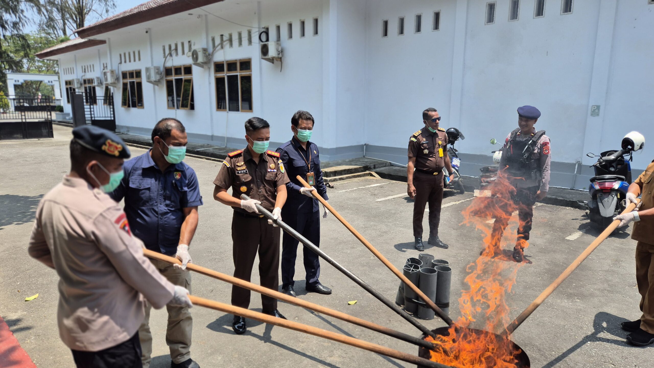 Pemusnahan Barang Bukti