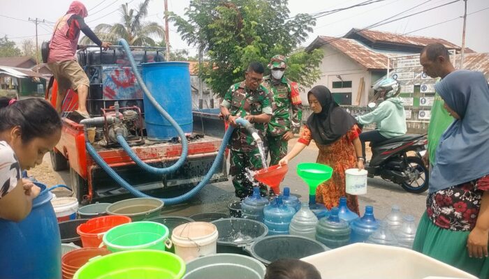 Koramil 1502-06/ Bula Salurkan Air Bersih ke Afganistan