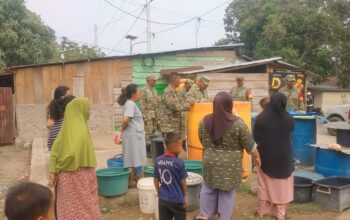 Setelahnya Gang Afganistan Kali Ini TNI Sosor Kawasan Kelapa Dua dengan Air